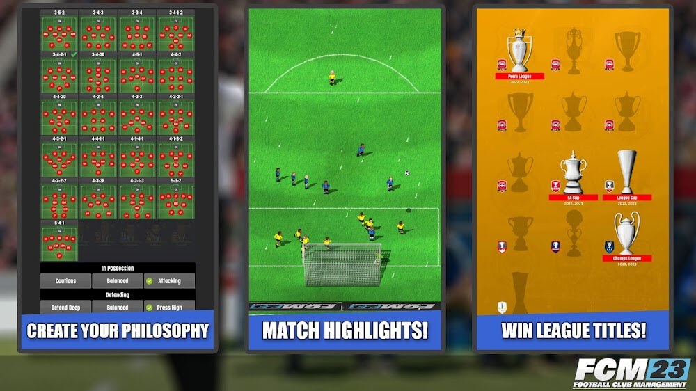 FCM23 Soccer Club Management screenshot 5