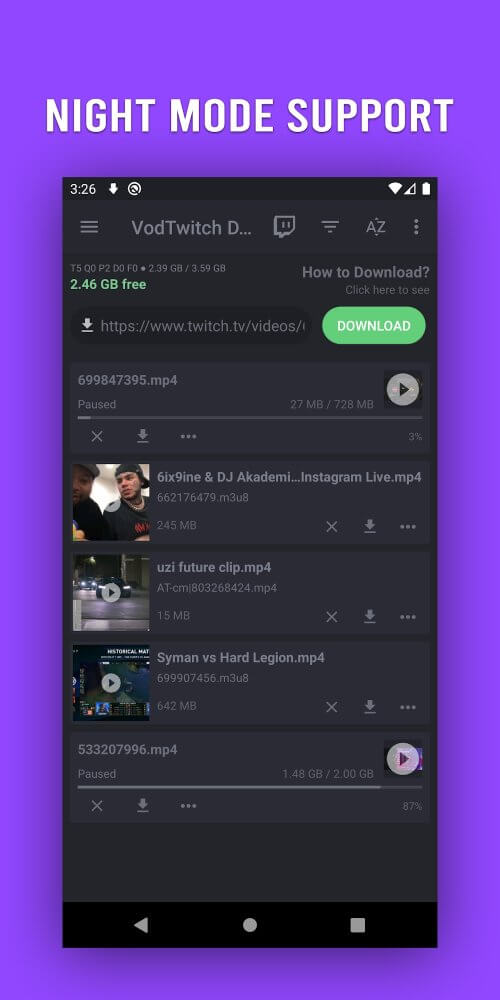 Video Downloader for Twitch (VodTwit) screenshot 5