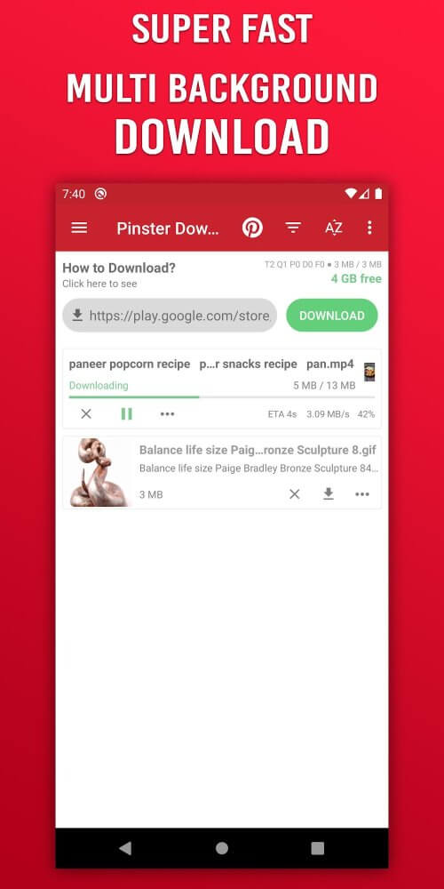 Pinster Advanced Downloader screenshot 5