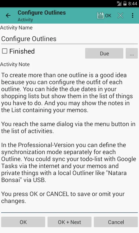 Outliner screenshot 5