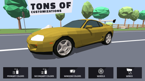 Polygon Drift: Traffic Racing screenshot 5
