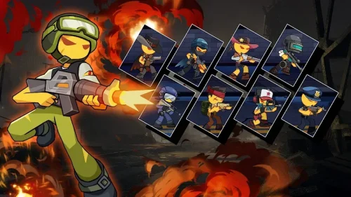 Stickman vs Zombie: Dark War screenshot 5