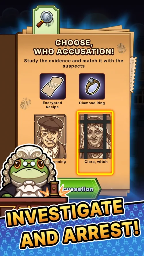 DetecToad: Detective Idle RPG screenshot 5