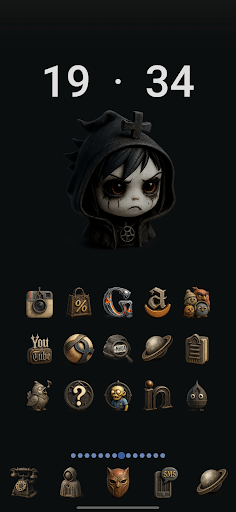 Goth Icon Pack MOD screenshot 5