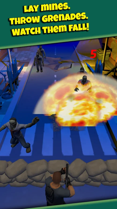 Undead waves : zombie shooter screenshot 5