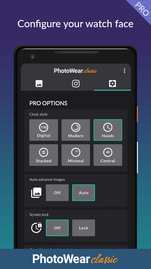 PhotoWear Classic Watch Face screenshot 5