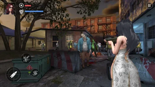 Hot Girl: Shooting Gun Game (Zombie Hunter：Survival) screenshot 5