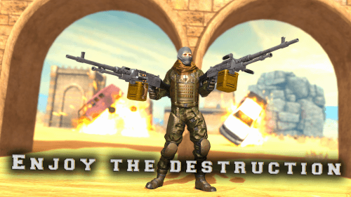 Desert Gunner Machine Gun screenshot 5