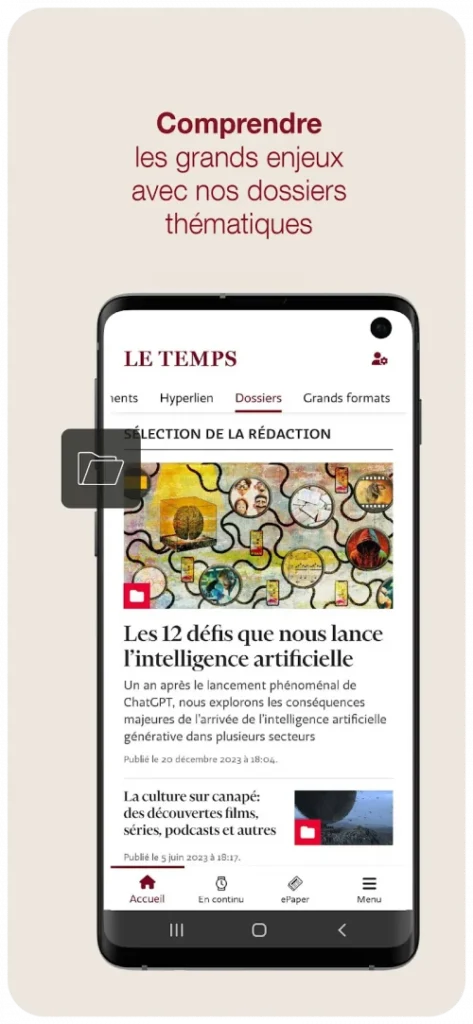 Le Temps, actualités et info screenshot 5