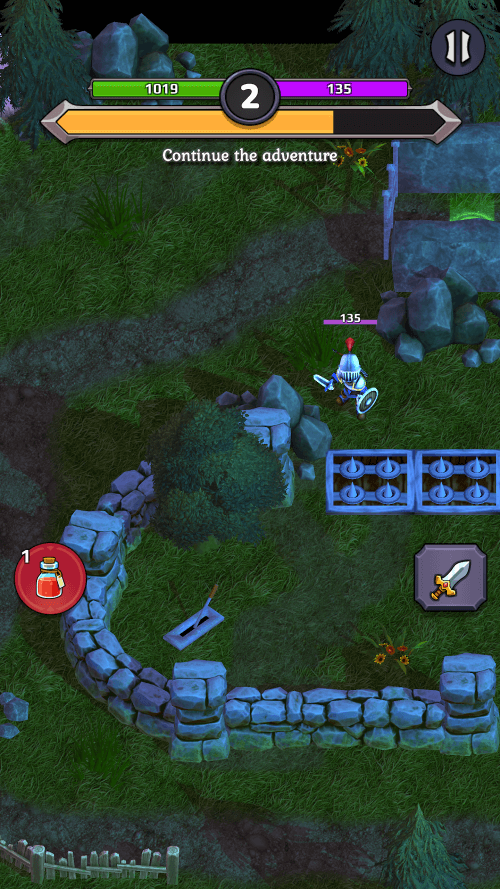 Crusado: Hero RPG Sword Archer screenshot 5