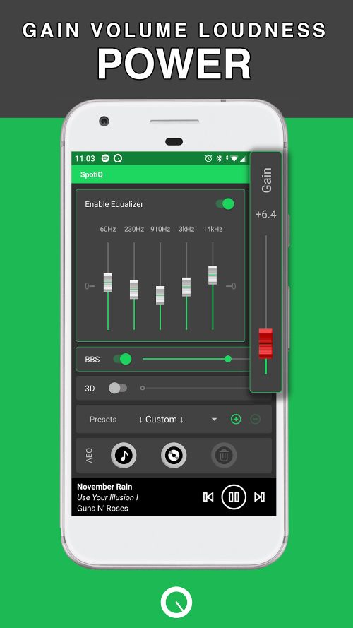 SpotiQ: Equalizer Bass Booster screenshot 5