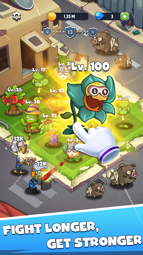 Merge Plants – Monster Defense screenshot 5