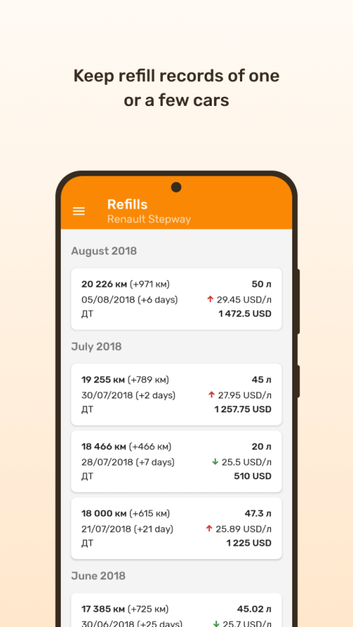 Fuelmeter screenshot 5