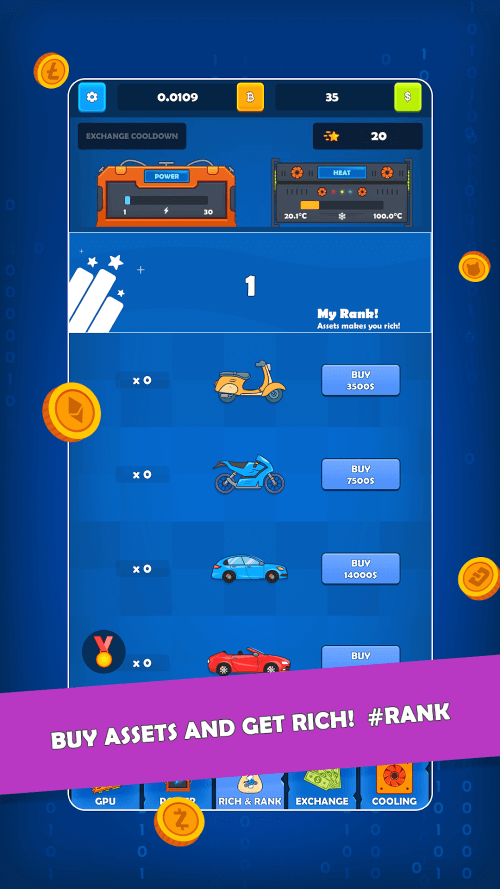Bitcoin Crypto Idle Miner screenshot 5