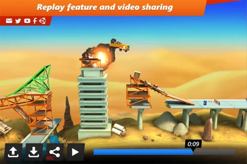 Bridge Constructor Stunts screenshot 5