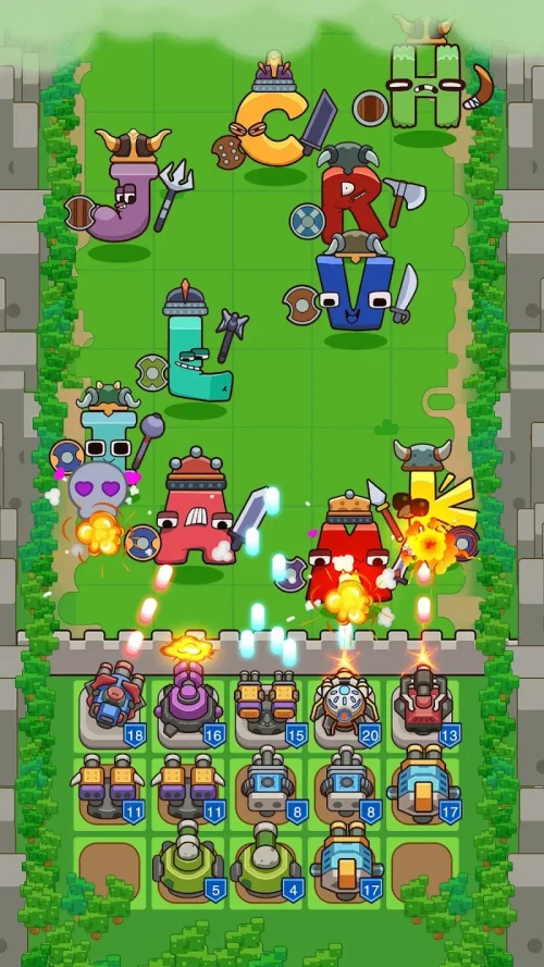 Alphabet Defense Towers Battle screenshot 5