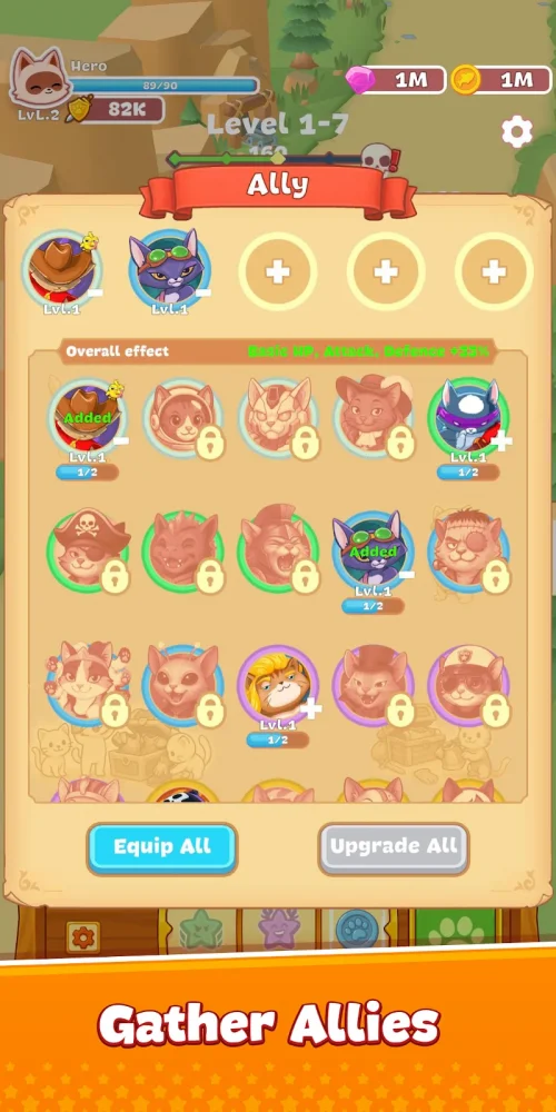 Meow Fury: Idle Cat Legends screenshot 5