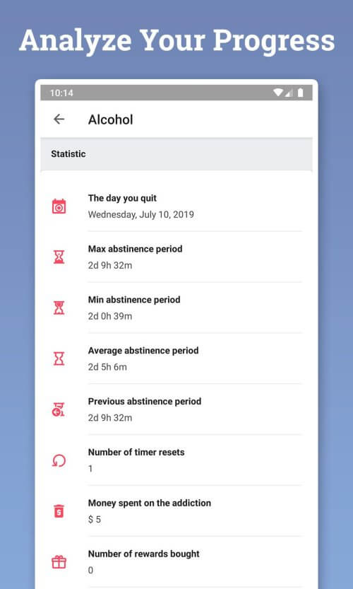 Quitzilla: Bad Habit Tracker screenshot 5