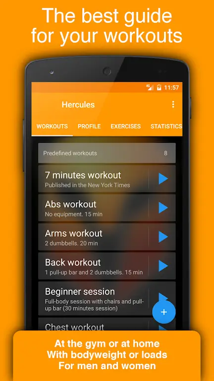 Workout Planner & Gym Trainer screenshot 5