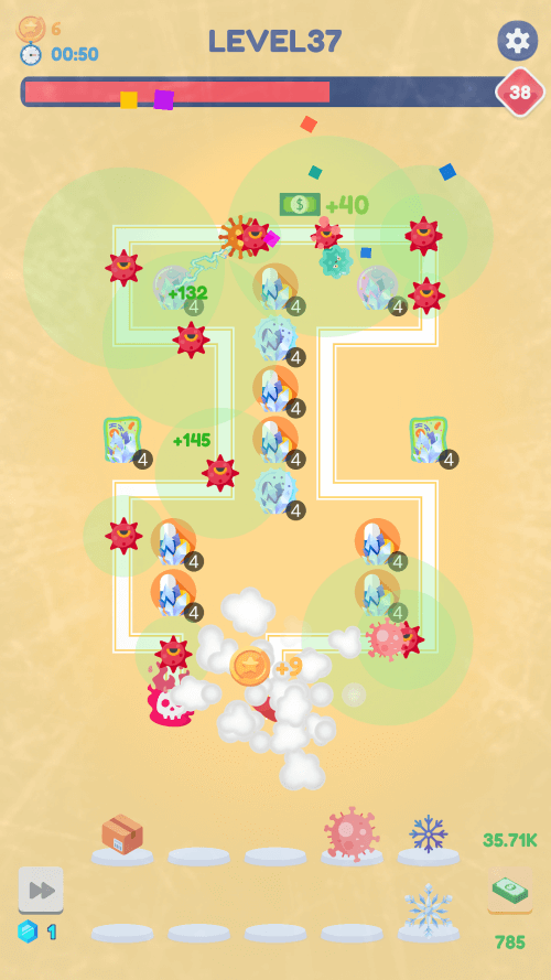 Idle TD: Virus Invasion screenshot 5