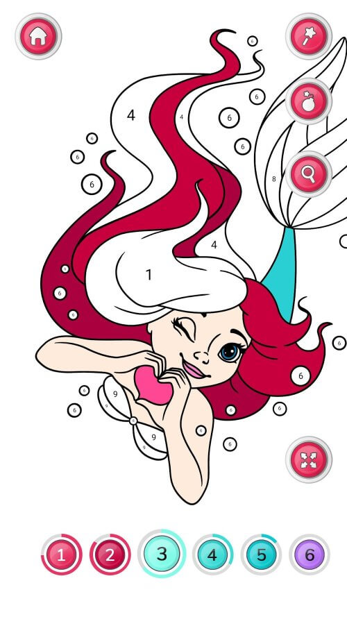 Girls Coloring Book for Girls screenshot 5