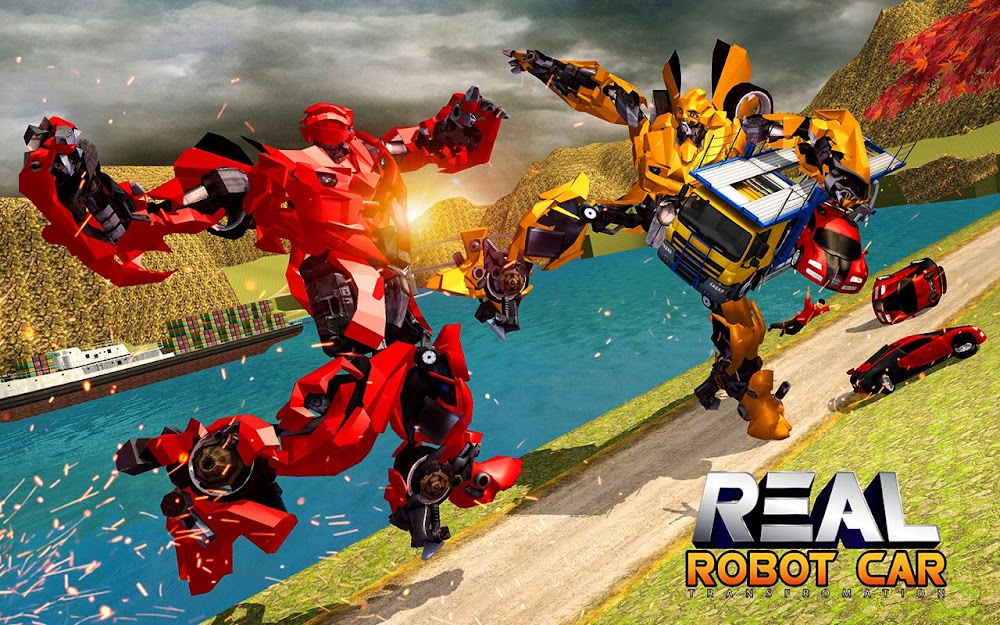 US Robot Transform Car Driving screenshot 5