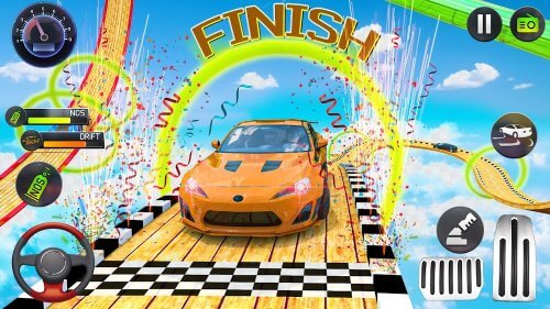 Mega Ramp Car Stunts Race Game screenshot 5