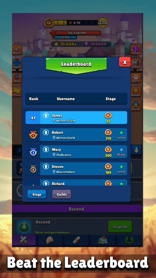 Dreamland 2 : Idle Clicker Rpg screenshot 5