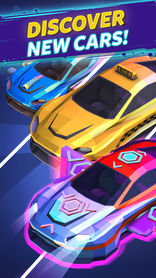 Merge Cyber Car: Highway Racer screenshot 5