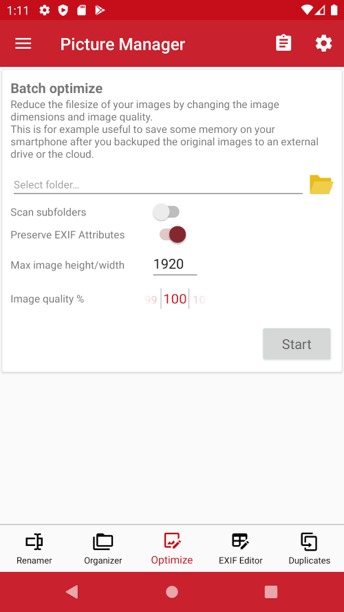 Rename & Organize with EXIF (Batch Rename and Organize) screenshot 5