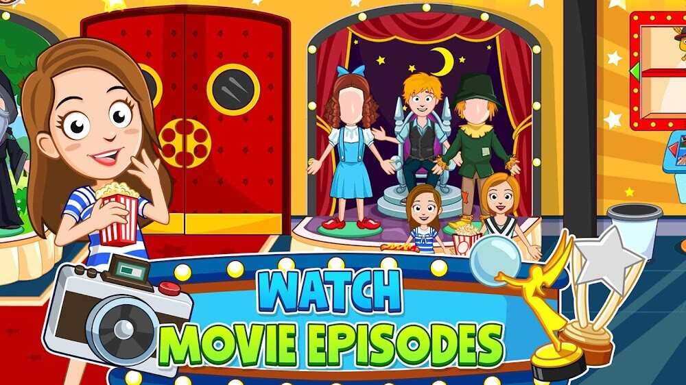 My Town: Cinema and Movie Game screenshot 6