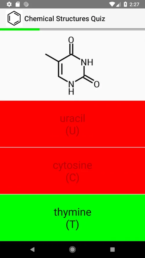 Chemical Structures Quiz screenshot 6