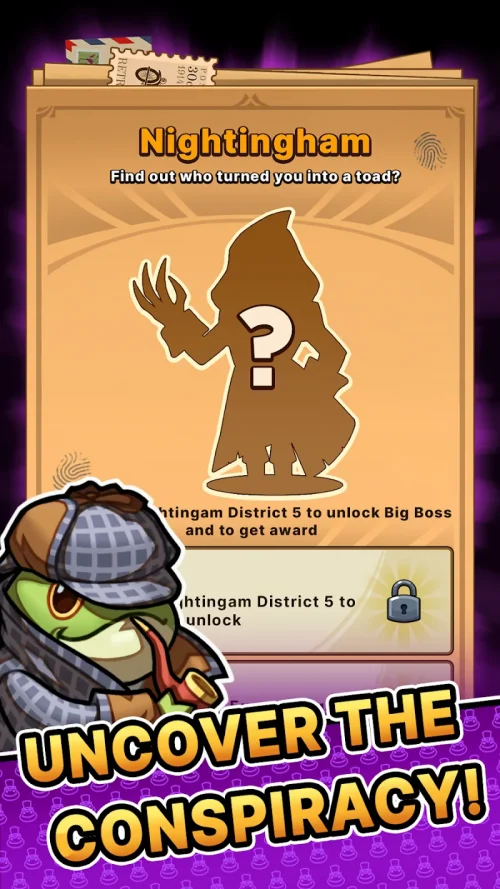 DetecToad: Detective Idle RPG screenshot 6