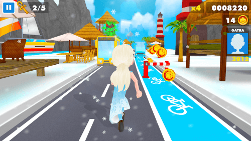 Subway Icy Princess Rush screenshot 6