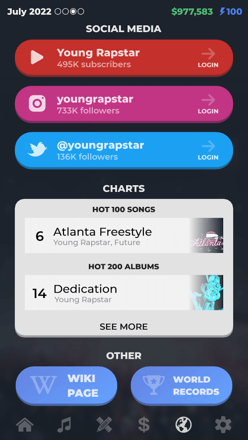 RAPSTAR – rapper simulator screenshot 6