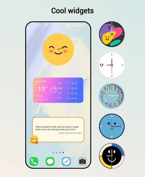 Happy Launcher, smile launcher (Smile Launcher) screenshot 6