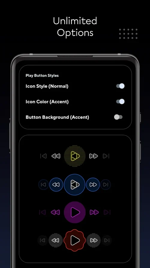Dais Dark – Poweramp Skin screenshot 6