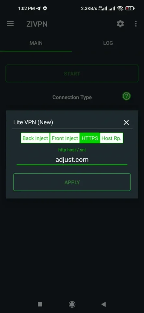 ZIVPN Tunnel (SSH/DNS/UDP) VPN screenshot 6