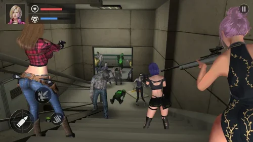 Hot Girl: Shooting Gun Game (Zombie Hunter：Survival) screenshot 6
