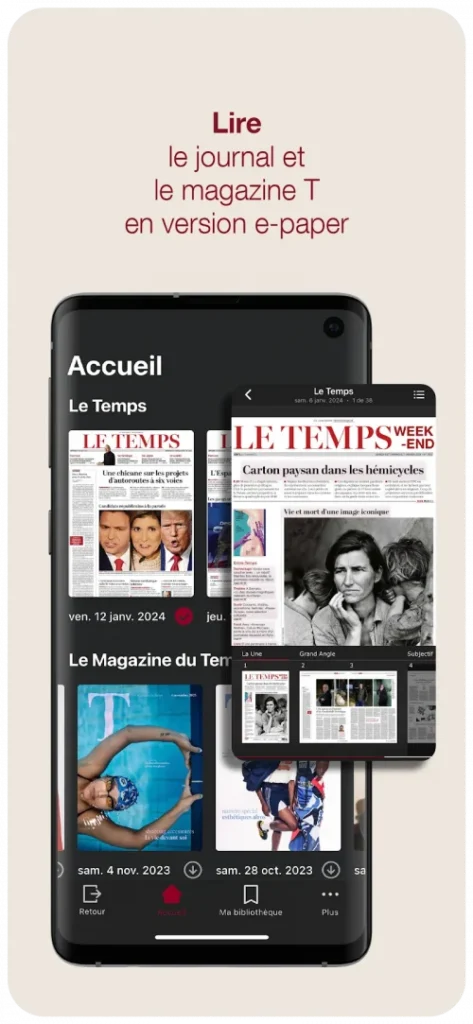 Le Temps, actualités et info screenshot 6