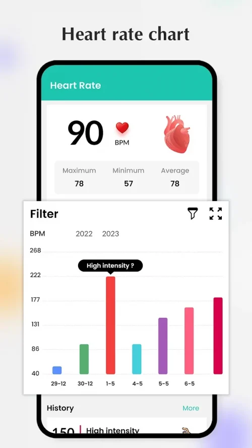 Blood pressure – Heart rate screenshot 6