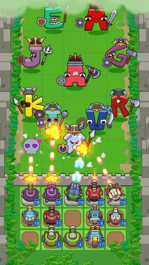 Alphabet Defense Towers Battle screenshot 6