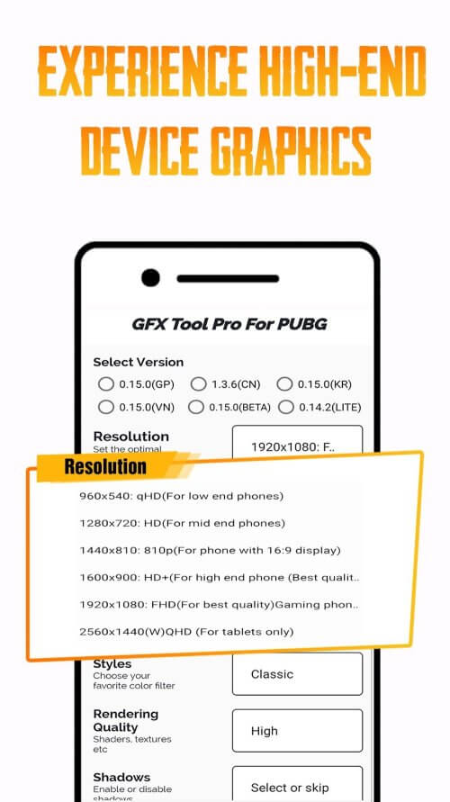 GFX Tool PUBG Pro (Advance FPS) screenshot 6