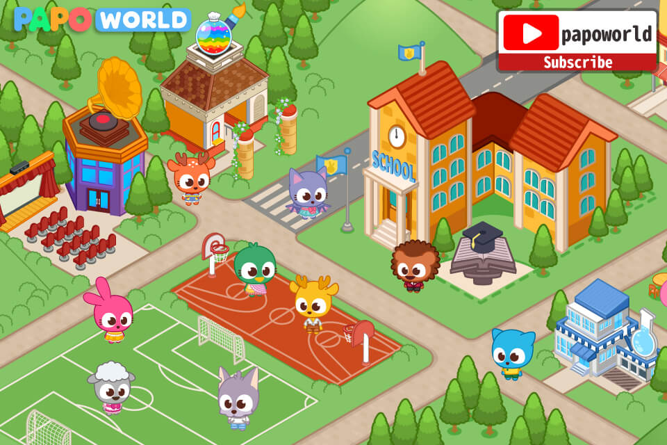 Papo Town School Life screenshot 6