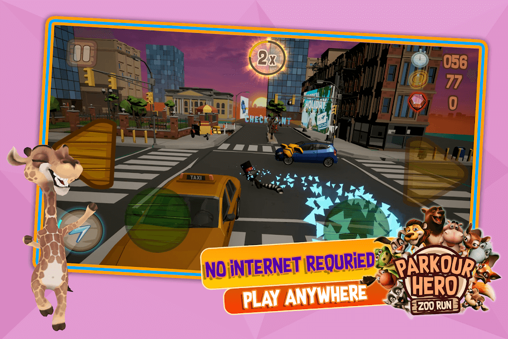 Parkour Hero – Animal Runner 3 screenshot 6
