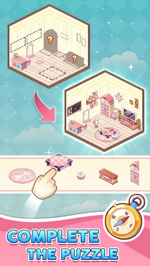 Kawaii Puzzle: Unpacking Decor screenshot 6