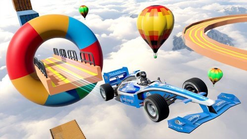 Formula Car Racing Stunts Ramp screenshot 6