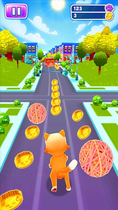 Cat Run: Kitty Runner Game screenshot 6