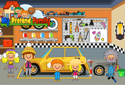 My Pretend Home & Family Town screenshot 6