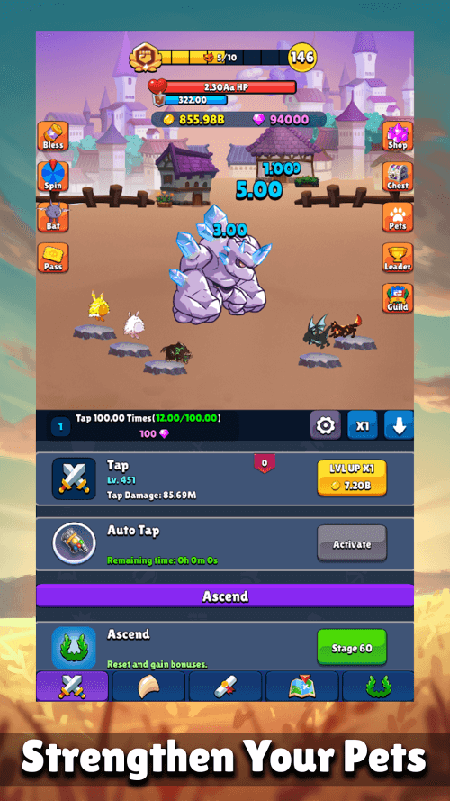 Dreamland 2 : Idle Clicker Rpg screenshot 6